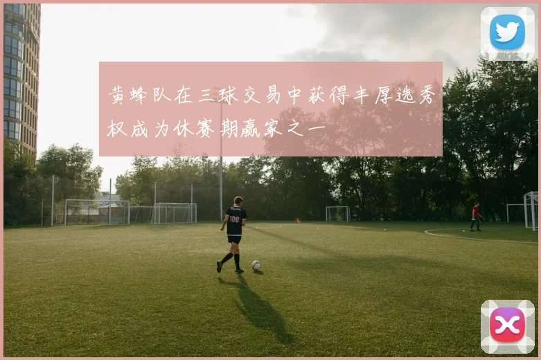 黄蜂队在三球交易中获得丰厚选秀权成为休赛期赢家之一